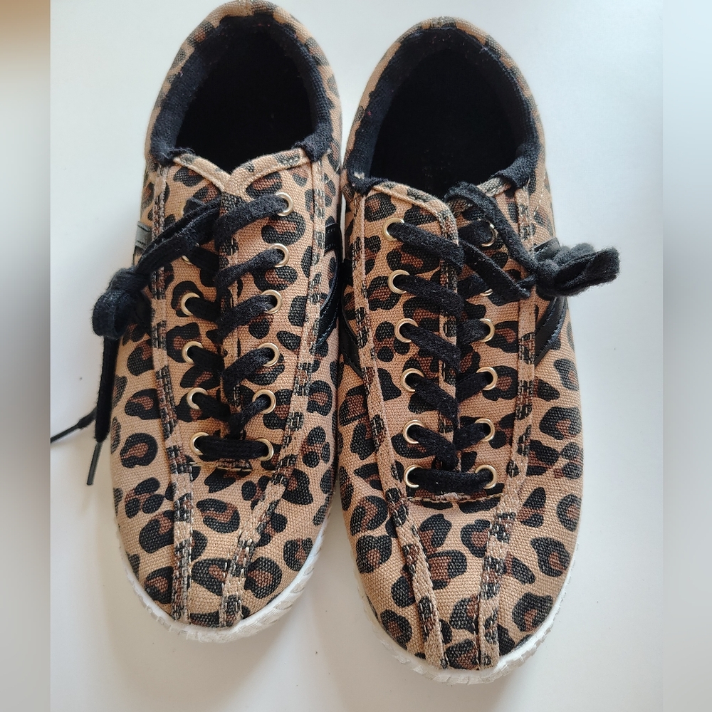 Tretorn Kids Sneakers in Leopard Print